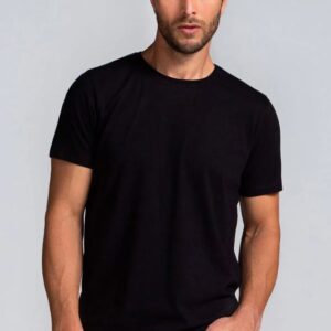 Classic Black 100% Cotton T-Shirt